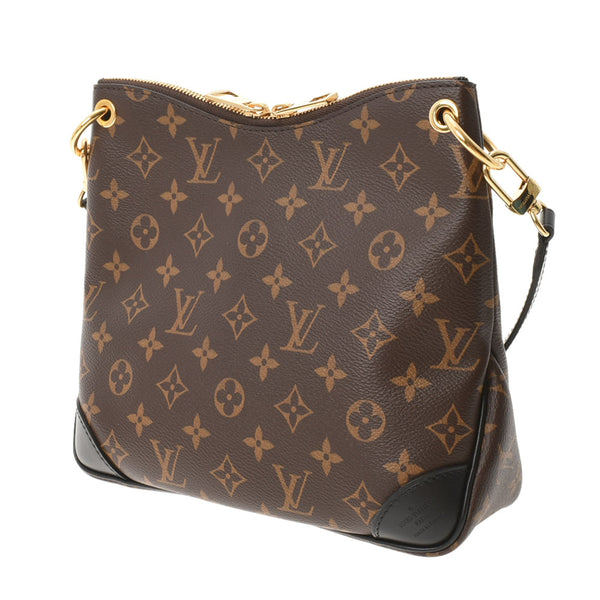 LOUIS VUITTON ルイヴィトン モノグラム オデオンNM PM ノワール M45353 レディース モノグラムキャンバス ショルダーバッグ Aランク 中古 銀蔵