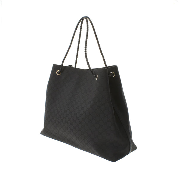 GUCCI Gucci GG Pattern Tote Bag Outlet Black 380118 Unisex Nylon Tote Bag A Rank used Ginzo