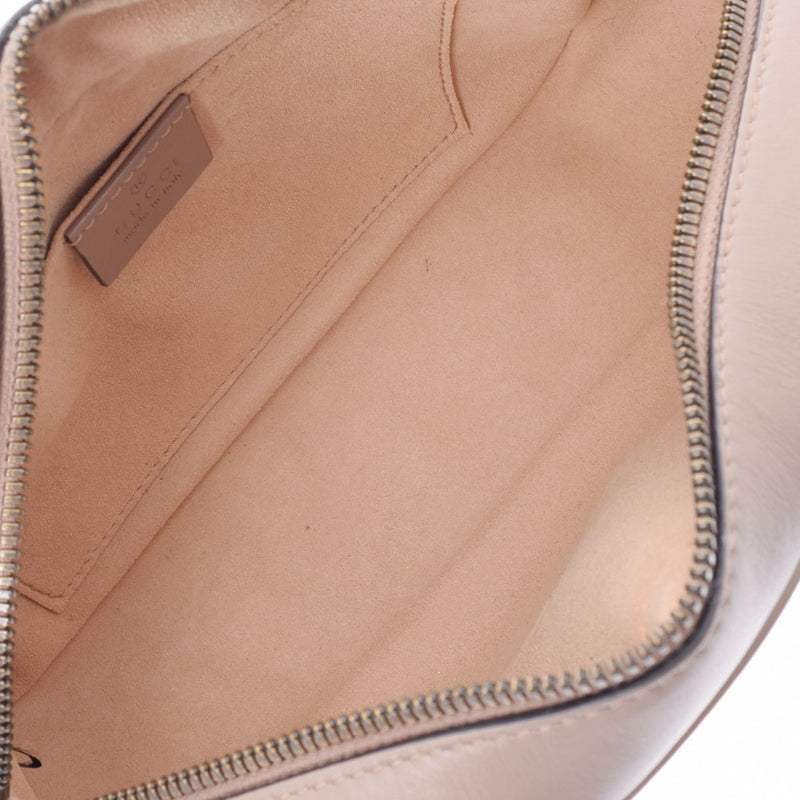 Gucci Gucci GG Marmont肩带袋金色支架447632女士LAMBSKINY肩带AB AB等级使用Ginzo