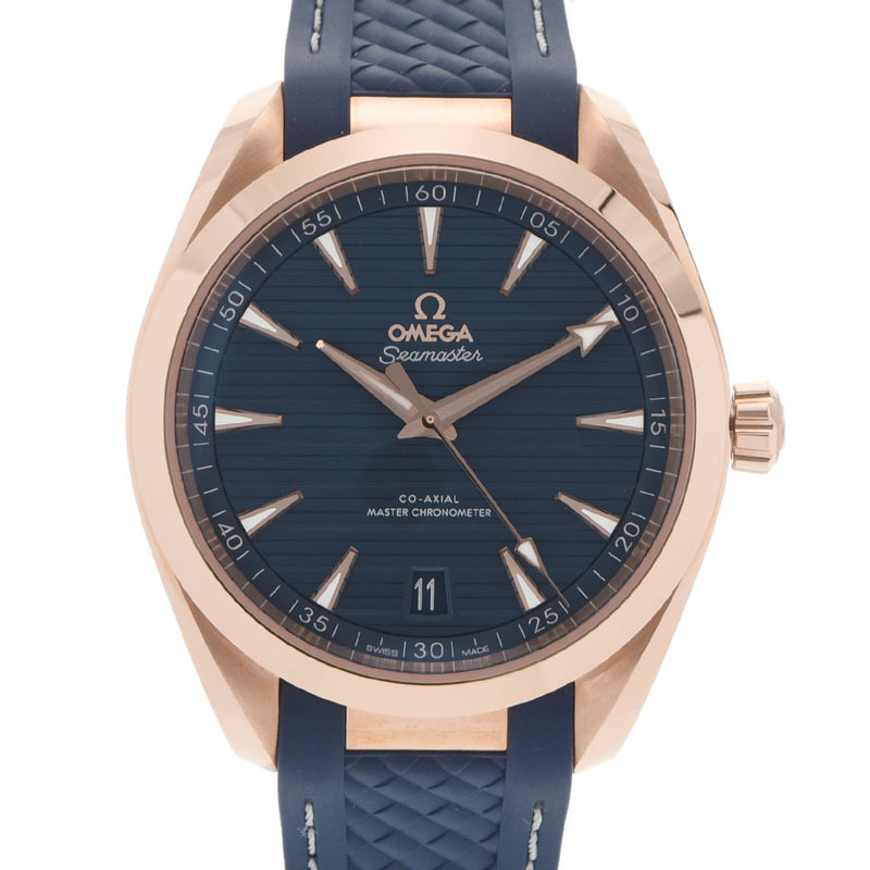 OMEGA Omega Sea Master Aqua Terra 150m 220.52.41.03.001 Men's PG/Rubber Watch Automatic Blue Dial Unused Ginzo