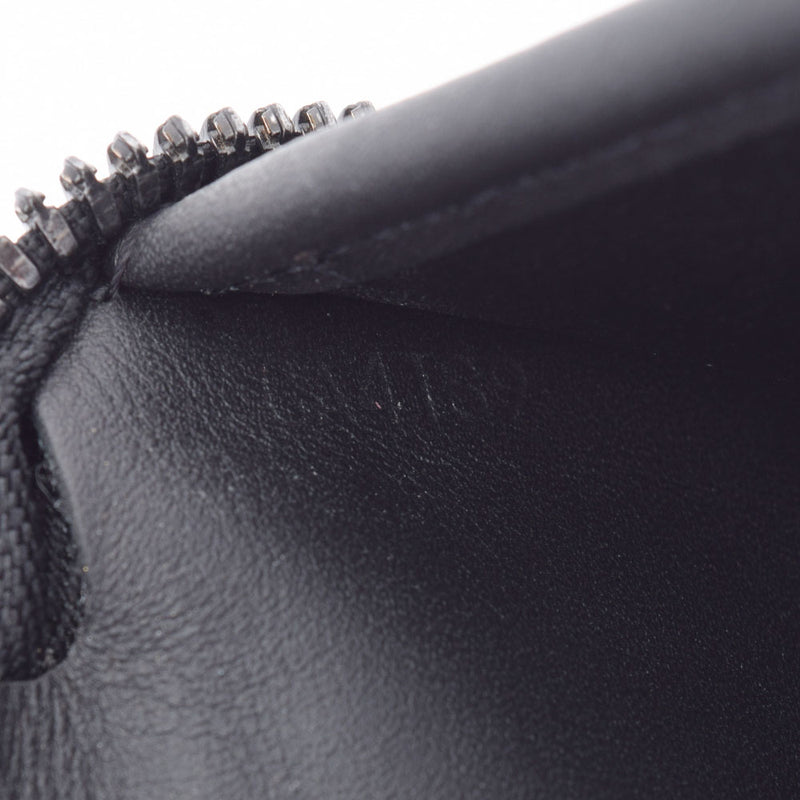 LOUIS VUITTON Louis Vuitton Monogram Zippi Velutical Black M69047 Men's Torillon Leather Wallet B Rank Used Ginzo