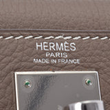 HERMES Hermes Hermes Kelly 28 Inner sewing etup Silver metal □ J engraved (around 2006) Ladies Toryon Clear Remance 2WAY Bag A Rank used Ginzo