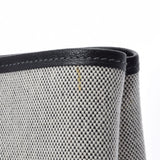 HERMES エルメス ガーデンパーティー PM グレー/黒 □H刻印(2004年頃) ユニセックス トワルアッシュ ハンドバッグ Aランク 中古 銀蔵