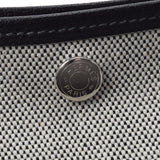 HERMES エルメス ガーデンパーティー PM グレー/黒 □H刻印(2004年頃) ユニセックス トワルアッシュ ハンドバッグ Aランク 中古 銀蔵