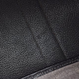 HERMES エルメス ガーデンパーティー PM グレー/黒 □H刻印(2004年頃) ユニセックス トワルアッシュ ハンドバッグ Aランク 中古 銀蔵