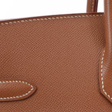 HERMES エルメス バーキン 40 ゴールド ゴールド金具 □B刻印(1998年頃) ユニセックス クシュベル ハンドバッグ Aランク 中古 銀蔵