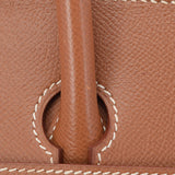 HERMES エルメス バーキン 40 ゴールド ゴールド金具 □B刻印(1998年頃) ユニセックス クシュベル ハンドバッグ Aランク 中古 銀蔵