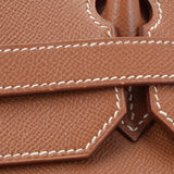 HERMES エルメス バーキン 40 ゴールド ゴールド金具 □B刻印(1998年頃) ユニセックス クシュベル ハンドバッグ Aランク 中古 銀蔵