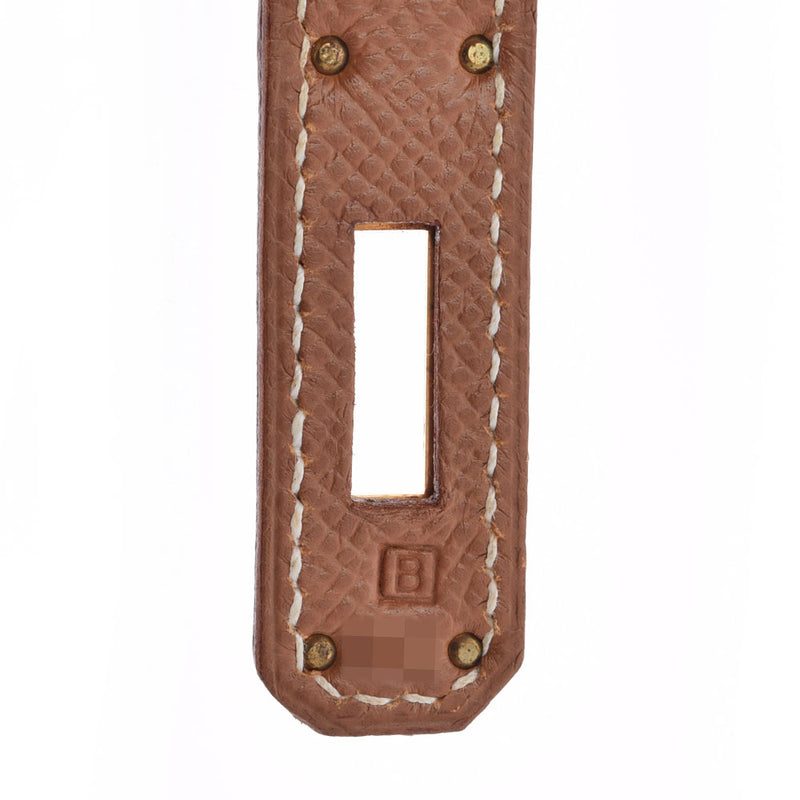 HERMES エルメス バーキン 40 ゴールド ゴールド金具 □B刻印(1998年頃) ユニセックス クシュベル ハンドバッグ Aランク 中古 銀蔵