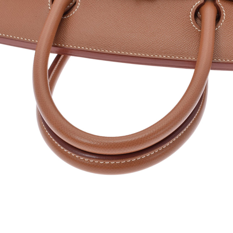 HERMES エルメス バーキン 40 ゴールド ゴールド金具 □B刻印(1998年頃) ユニセックス クシュベル ハンドバッグ Aランク 中古 銀蔵