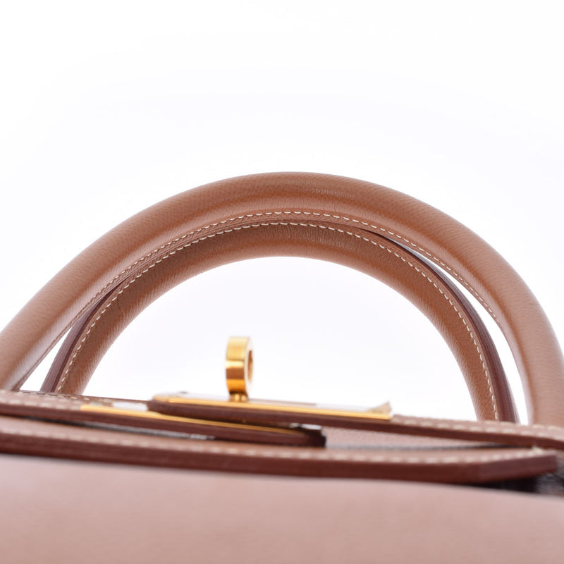 HERMES エルメス バーキン 40 ゴールド ゴールド金具 □B刻印(1998年頃) ユニセックス クシュベル ハンドバッグ Aランク 中古 銀蔵