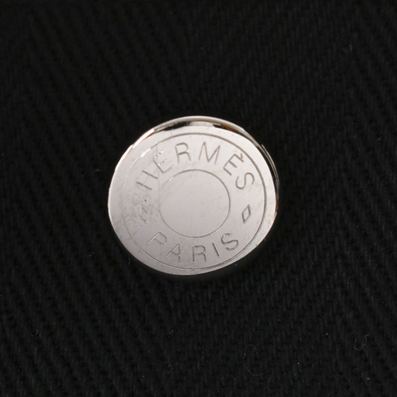 HERMES エルメス バルパライソ MM 黒 ユニセックス トワルアッシュ ハンドバッグ Aランク 中古 銀蔵