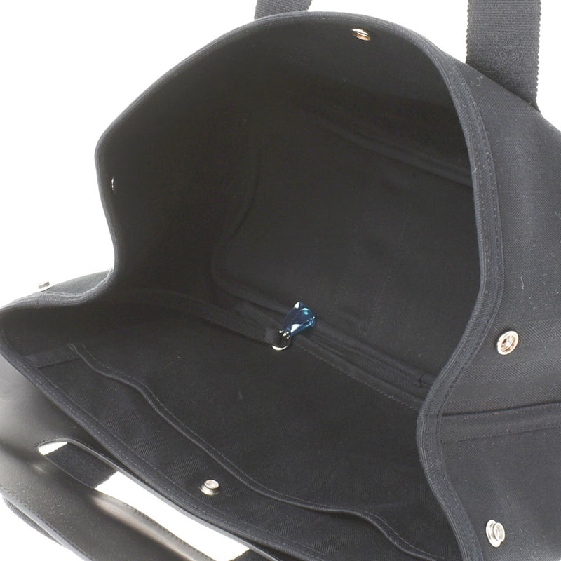 HERMES エルメス バルパライソ MM 黒 ユニセックス トワルアッシュ ハンドバッグ Aランク 中古 銀蔵