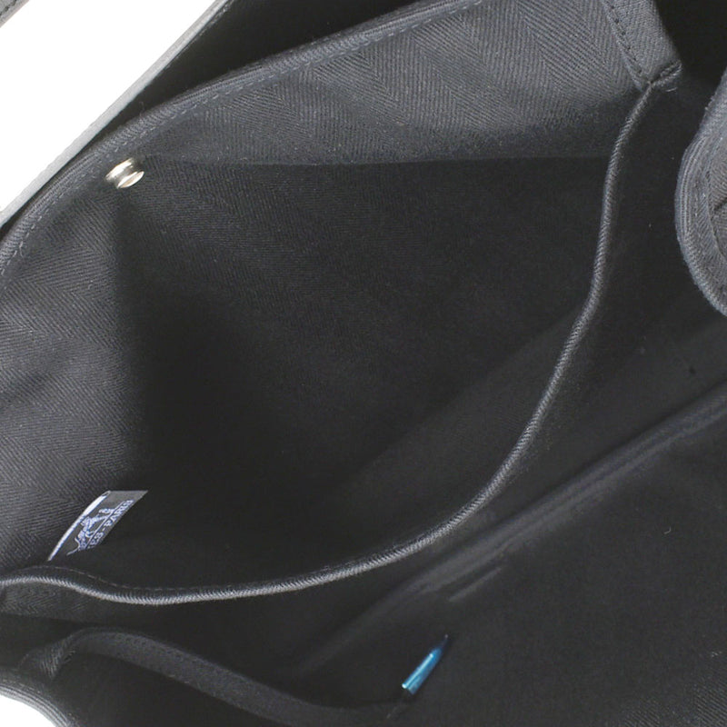 HERMES エルメス バルパライソ MM 黒 ユニセックス トワルアッシュ ハンドバッグ Aランク 中古 銀蔵