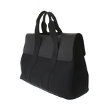 HERMES エルメス バルパライソ MM 黒 ユニセックス トワルアッシュ ハンドバッグ Aランク 中古 銀蔵