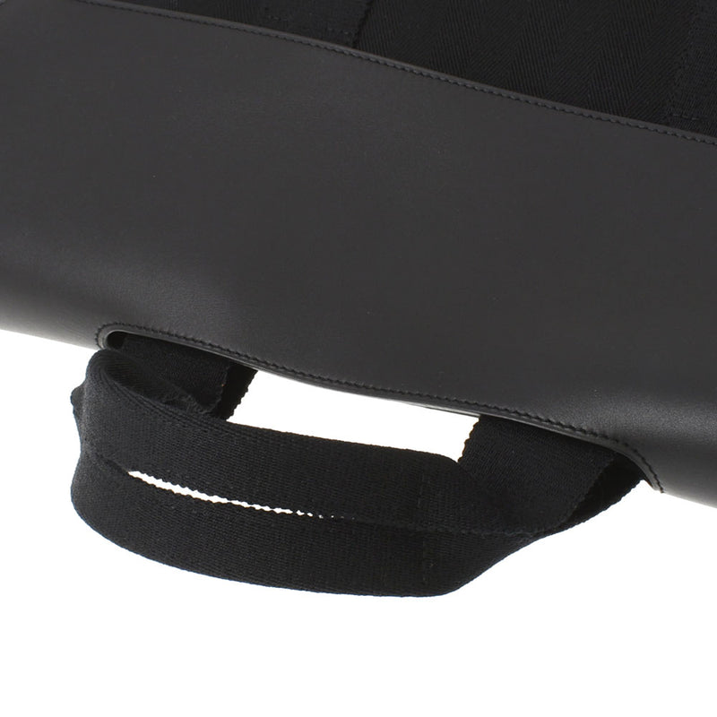 HERMES エルメス バルパライソ MM 黒 ユニセックス トワルアッシュ ハンドバッグ Aランク 中古 銀蔵