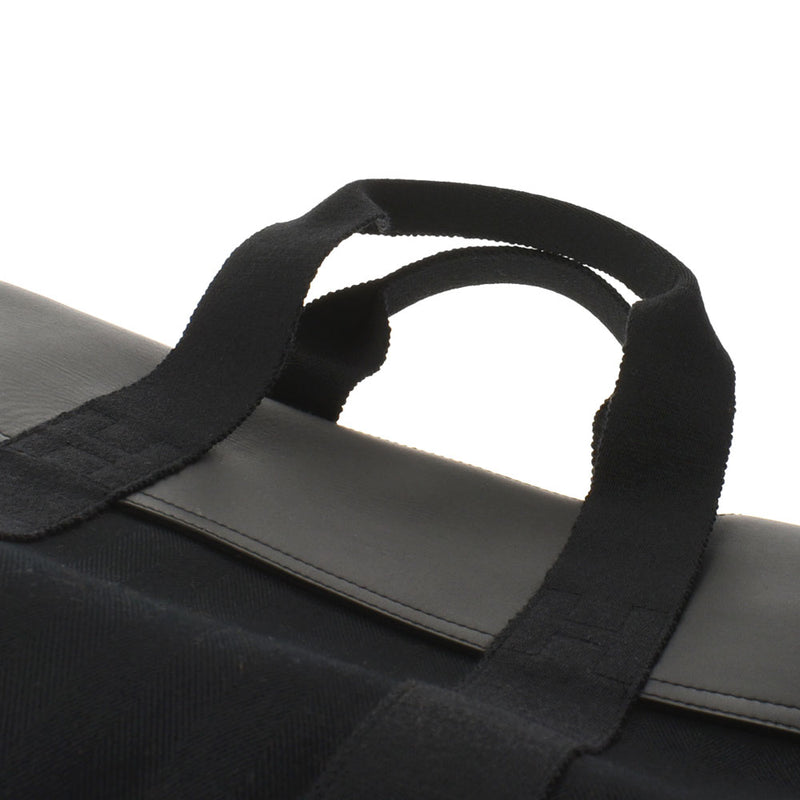 HERMES エルメス バルパライソ MM 黒 ユニセックス トワルアッシュ ハンドバッグ Aランク 中古 銀蔵