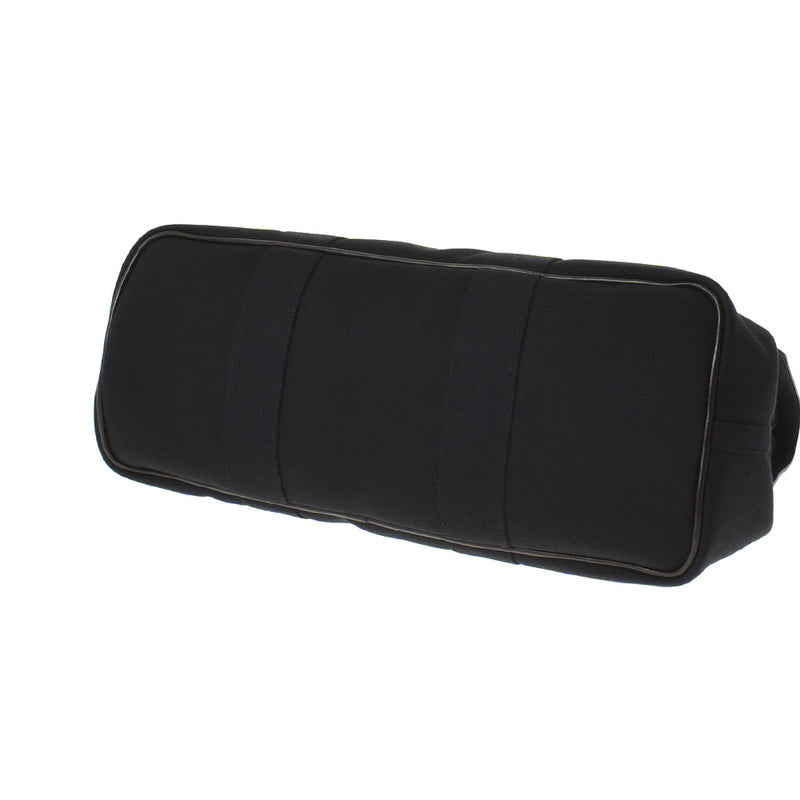 HERMES エルメス バルパライソ MM 黒 ユニセックス トワルアッシュ ハンドバッグ Aランク 中古 銀蔵