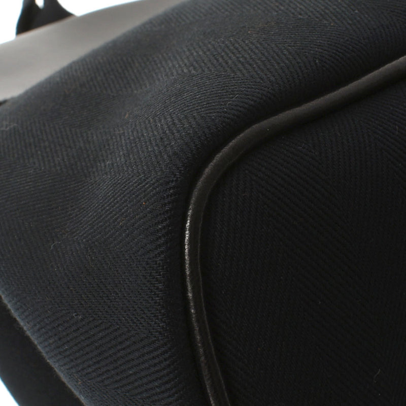 HERMES エルメス バルパライソ MM 黒 ユニセックス トワルアッシュ ハンドバッグ Aランク 中古 銀蔵