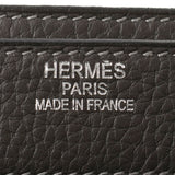 HERMES Hermes Sack Adepesh 38 Briefcase Graphite Silver Bracket □ J engraved (around 2006) Men's Toryon Lemance Business Bag AB Rank Used Ginzo