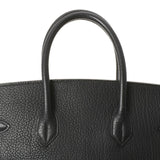 HERMES Hermes Birkin 35 Black Gold Bracket ○ Z engraved (around 1996) Unisex Fjord Handbag B Rank used Ginzo
