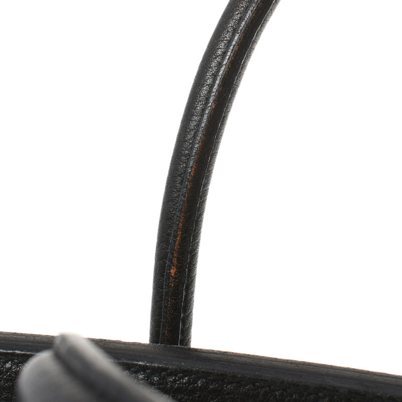 HERMES Hermes Birkin 35 Black Gold Bracket ○ Z engraved (around 1996) Unisex Fjord Handbag B Rank used Ginzo