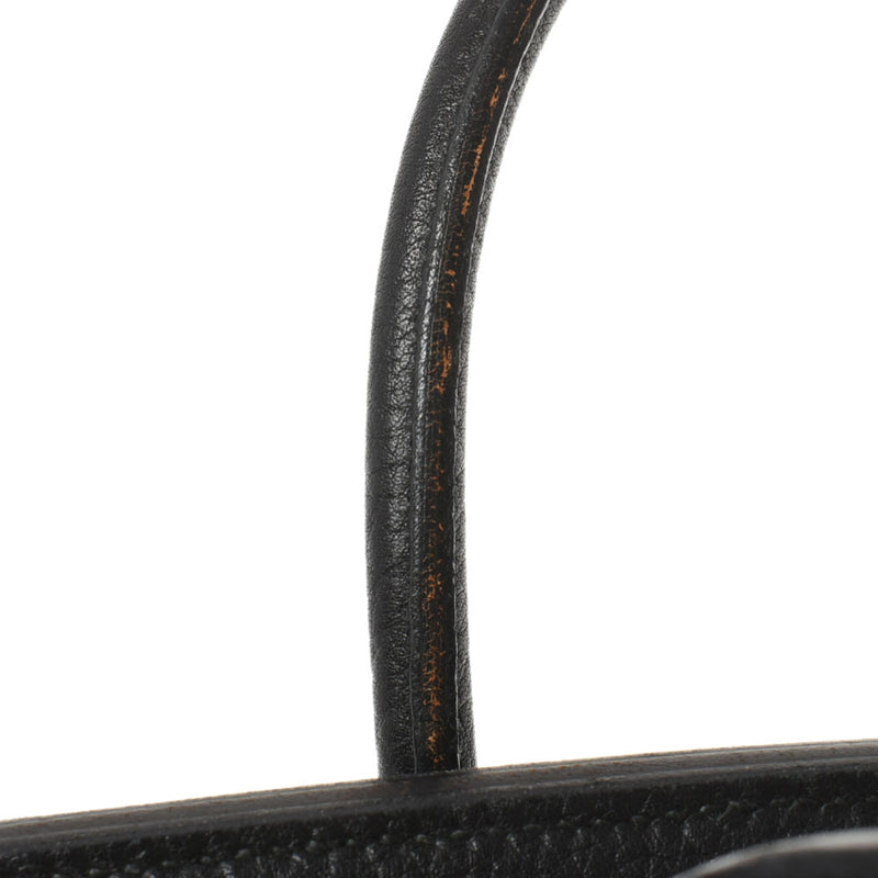 HERMES Hermes Birkin 35 Black Gold Bracket ○ Z engraved (around 1996) Unisex Fjord Handbag B Rank used Ginzo