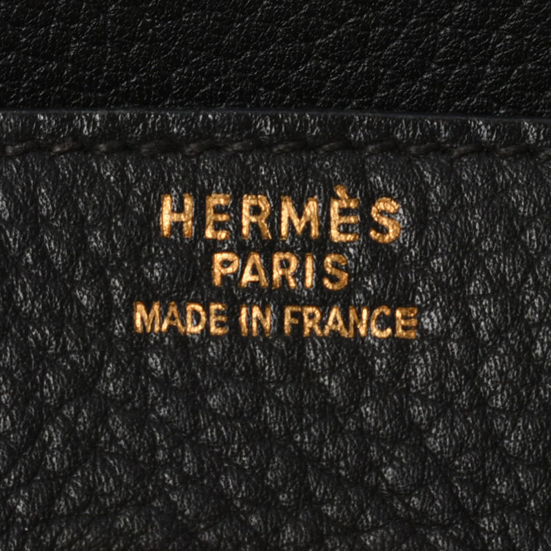 HERMES Hermes Birkin 35 Black Gold Bracket ○ Z engraved (around 1996) Unisex Fjord Handbag B Rank used Ginzo