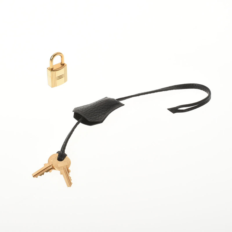 HERMES Hermes Birkin 35 Black Gold Bracket ○ Z engraved (around 1996) Unisex Fjord Handbag B Rank used Ginzo