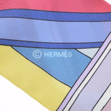 HERMES エルメス ツイリー  紫系 レディース シルク100％ スカーフ Aランク 中古 銀蔵