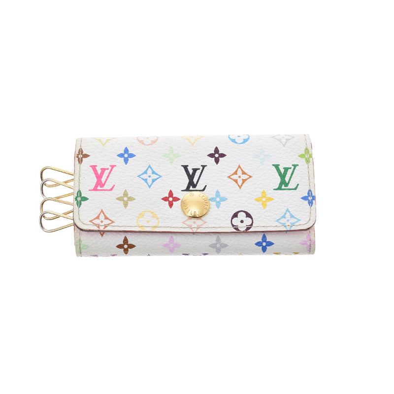 LOUIS VUITTON ルイヴィトン マルチカラー 4連キーケース ブロン M93731 レディース モノグラムマルチカラー キーケース Bランク 中古 銀蔵