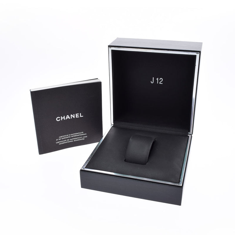 CHANEL シャネル J12 33mm H0968 ボーイズ 白セラミック/SS 腕時計 クオーツ 白文字盤 Aランク 中古 銀蔵