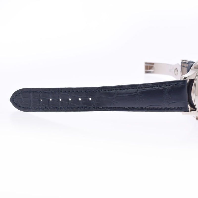 PATEK PHILIPPE パテックフィリップ ワールドタイム フライバッククロノ 5930G-010 メンズ WG/革 腕時計 自動巻き ブルー文字盤 Aランク 中古 銀蔵
