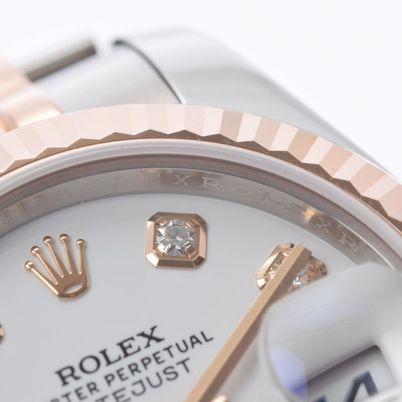 ROLEX ロレックス デイトジャスト  179171G レディース PG/SS 腕時計 自動巻き ホワイト文字盤 Aランク 中古 銀蔵