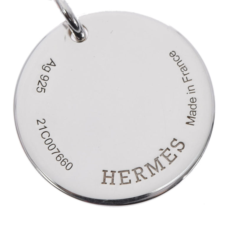 HERMES エルメス エクスリブリスPM  ユニセックス SV/PG ネックレス Aランク 中古 銀蔵