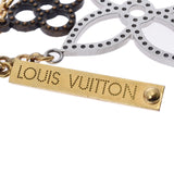 LOUIS VUITTON ルイヴィトン ビジューサックタバージュ ゴールド/シルバー ゴールド金具 M65090 ユニセックス メタル キーホルダー ABランク 中古 銀蔵