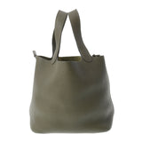 HERMES エルメス ピコタンロック MM  ヴェールオリーブ シルバー金具 A刻印(2017年頃) レディース  トリヨンモーリス ハンドバッグ Aランク 中古 銀蔵