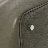 HERMES エルメス ピコタンロック MM  ヴェールオリーブ シルバー金具 A刻印(2017年頃) レディース  トリヨンモーリス ハンドバッグ Aランク 中古 銀蔵