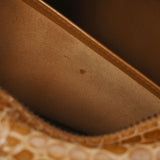 HERMES エルメス プリュム28  ベージュロゼ ゴールド金具 □B刻印(1998年頃) レディース ポロサス ハンドバッグ ABランク 中古 銀蔵