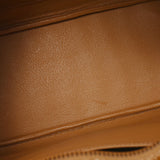 HERMES エルメス プリュム28  ベージュロゼ ゴールド金具 □B刻印(1998年頃) レディース ポロサス ハンドバッグ ABランク 中古 銀蔵