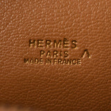 HERMES エルメス プリュム28  ベージュロゼ ゴールド金具 □B刻印(1998年頃) レディース ポロサス ハンドバッグ ABランク 中古 銀蔵