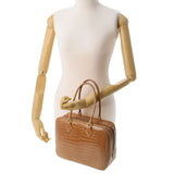 HERMES エルメス プリュム28  ベージュロゼ ゴールド金具 □B刻印(1998年頃) レディース ポロサス ハンドバッグ ABランク 中古 銀蔵