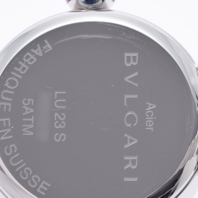 BVLGARI ブルガリ ルチェア 12Pダイヤ LU23S レディース SS 腕時計 クオーツ シェル文字盤 Aランク 中古 銀蔵
