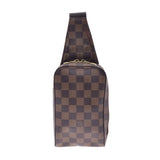 LOUIS VUITTON ルイヴィトン ダミエ ジェロニモス  ブラウン N51994 ユニセックス ダミエキャンバス ボディバッグ ABランク 中古 銀蔵