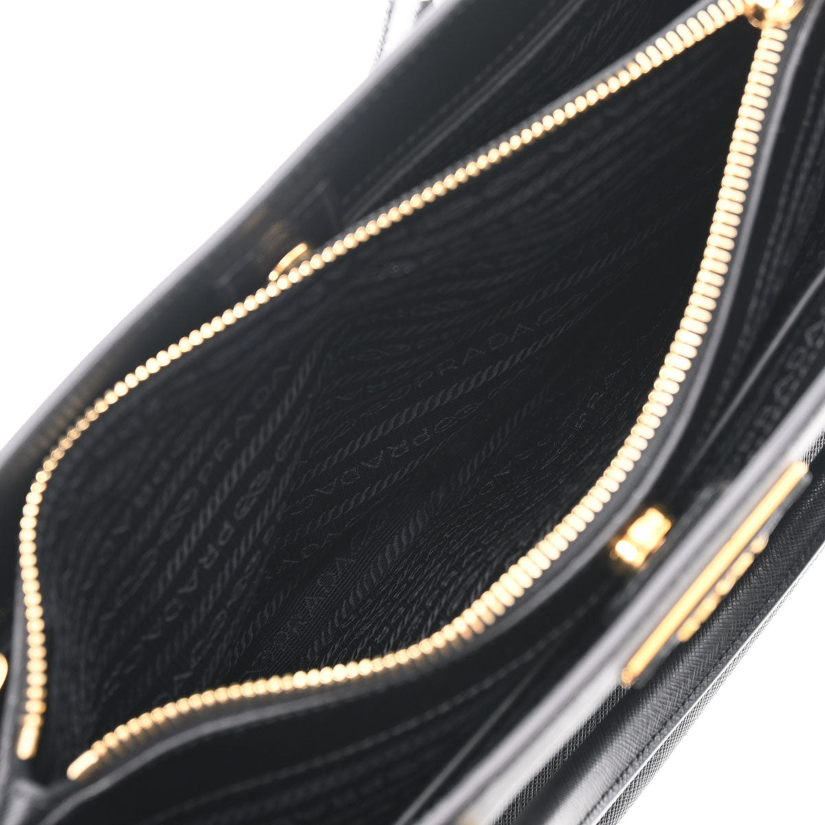 プラダガレリア 黒 ゴールド金具 レディース 2WAYバッグ BN1874 PRADA