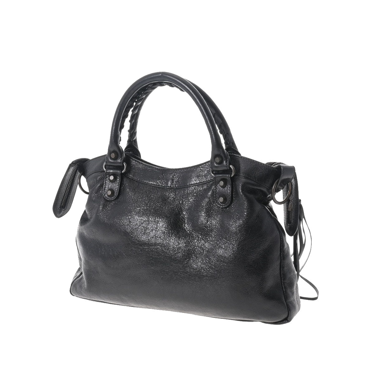 バレンシアガ　バック BALENCIAGA バレンシアガ レザーバッグ ボストンバッグ 272473・1000