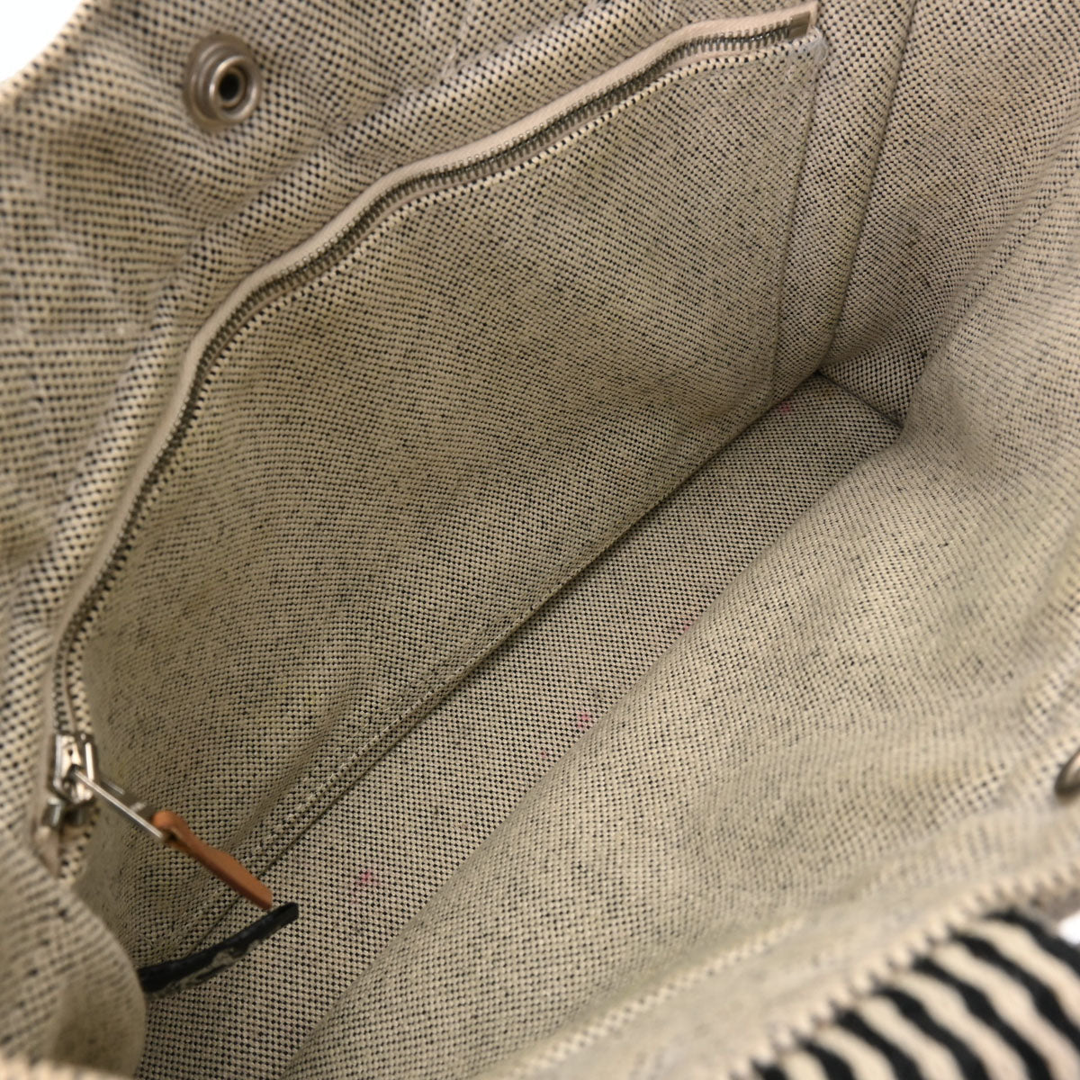 エルメスニューフールトゥ PM ハンドバッグ グレー シルバー金具 ユニ