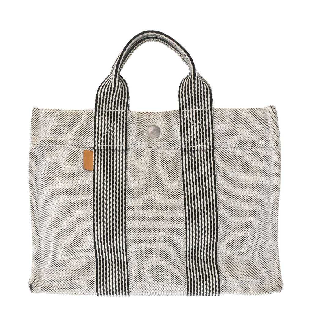 HERMES エルメス ニューフールトゥ PM グレー ブラック BLACK