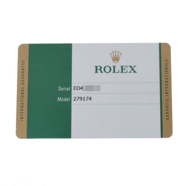 ROLEX ロレックス デイトジャスト 28 279174 レディース SS/WG 腕時計 自動巻き 白文字盤 Aランク 中古 銀蔵