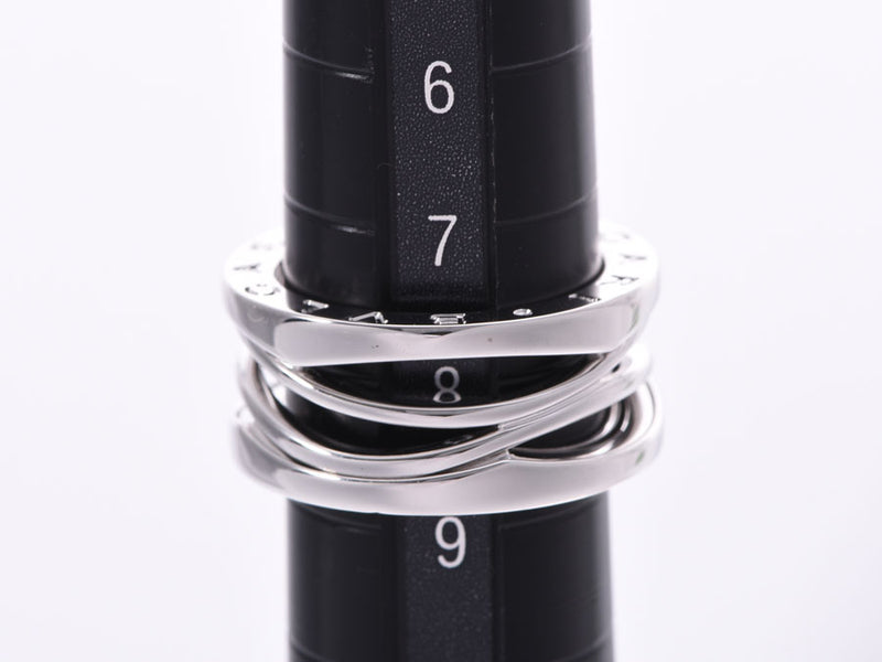宝格丽 B-ZERO 戒指传奇 3 乐队 #49 女士 WG 9.4g 戒指 A 级美容 BVLGARI 盒画廊二手银藏